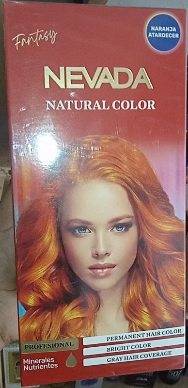 Nevada Permanant Hair Color - Naranja Atardecer
